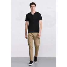 DeFacto Relax Fit Rahat Kesim Yazlık Pantolon Kargo Cepli Düz Paça D5967AX25SP