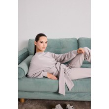 DeFacto Modal Kuşaklı Sweatshirt G0004AX25WN