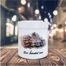 Sen Istanbulsun Galata Kulesi Küllük Seramik Kül TABLASI-914580