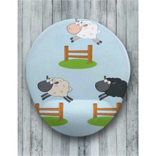 Sheeps Oval Bilek Destekli Mouse Pad