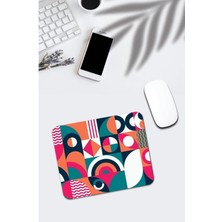 Renkli Geometrik Desenli Mouse Pad