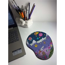 Carton Illustrator Bilek Destekli Mouse Pad
