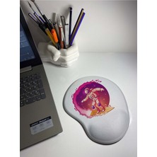 Sörfcü Astronot Bilek Destekli Mouse Pad