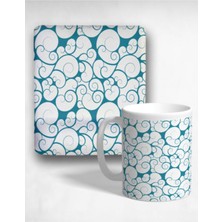 Dallar Bilek Destekli Mouse Pad ve Kupa Bardak Seti