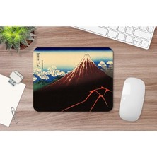 Hokusai Lightnings Below The Summit 17 x 21 cm Mouse Pad