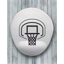 Basketball Oval Bilek Destekli Mouse Pad