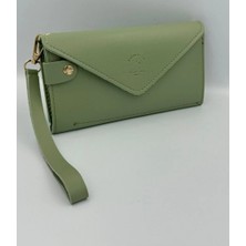 David Polo Telefon ve Bozuk Para Bölmeli Zarf Model Zarif Kadın Cüzdanı