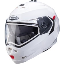Caberg Duke x Tour Çene Açılır Motosiklet Kaskı Metal Whıte