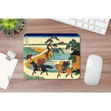 Hokusai Village Of Sekiya At Sumida River 17 x 21 cm Mouse Pad
