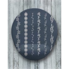 Sarmaşıklar Oval Bilek Destekli Mouse Pad