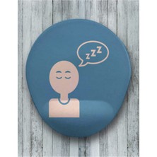 Sleepy Oval Bilek Destekli Mouse Pad