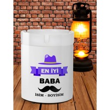 En Iyi Baba Yazılı Kişiye Özel Isimli Küllük Babaya Hediye