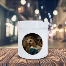 Baygın Eski Dönem Kadını Baskılı Küllük Kül Tablası- KL231