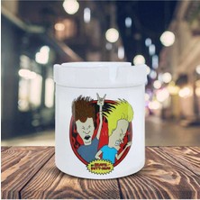 Beavis And Butt Head Baskılı Küllük Seramik Kül TABLASI-08117