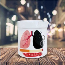 No Smoking Yazı Baskılı Küllük Kül Tablası -22207