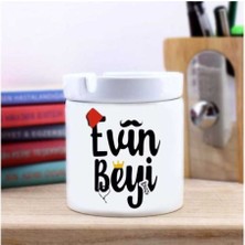 Evin Beyi Fesli Seramik Küllük