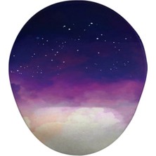 Galaxy 6 Oval Bilek Destekli Mouse Pad