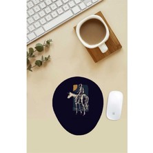 Ata Binen Astronot Desenli Bilek Destekli Mouse Pad