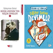 Can Yayınları Büyük Atatürk'ten Küçük Öyküler 1 (Süleyman Bulut) ve Dillere Destan Deyimler (Ferhat Taştekin)