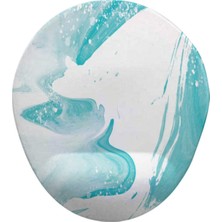 Pastel Desen2 Oval Bilek Destekli Mouse Pad