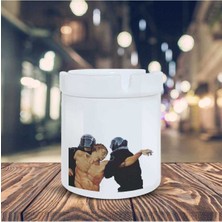 Sanat Eseri Küllük Dijital Sanat Baskılı Kül Tablası K-79