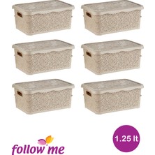 Follow Me Nakış Çok Amaçlı Kutu 1.25lt (6 Adet)