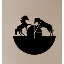 Voome Design Metal Duvar Saati - Dekoratif Ev & Ofis Dekoru