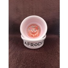 Raccoon Olimpos Serisi Afrodit Seramik Mama ve Su Kabı 300ML