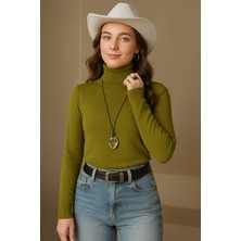 Fashion Friends Regular Fit Balıkçı Yaka Kazak Bayan Kazak 25K0780K1