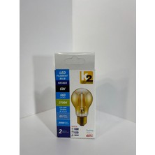 K2 LED Fılament Bulb Rustik Ampül Kes 603