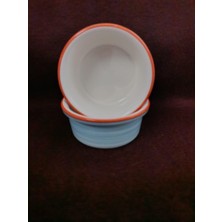 Raccoon Turnetli Mavi Seramik Mama ve Su Kabı 300ML