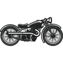 Kıvırcıkyoga Klasik Motosikletler Tip 6 100X50 cm