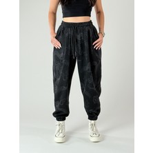 Cocopelli Dragon Desenli Kadın Jogger Pantolon COC1008