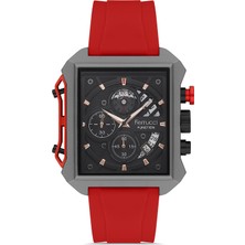 Ferrucci Erkek Silikon Kordon Spor Kol Saati Çelik Kasa Su Geçirmez Paslanmaz Çelik 2 Yıl Garantili Multi Fonksiyon Premium Model