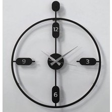 Voome Design Metal Duvar Saati - Dekoratif Ev & Ofis Dekoru