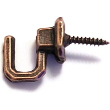 Mepura Vidalı Kanca, Askı Küçük - 15X23MM, Eskitme  - 1 Adet