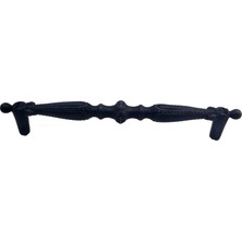 Mepura Antika Tarz Dekoratif Pirinç Yeni Sütun Mobilya Kulbu - 160MM, Oksit