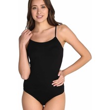 Lucien Vela Kadın Ip Askılı Pamuklu Body Basic Iç Giyim