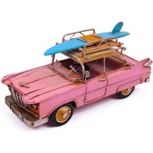 Stumbanng Dekoratif Metal Araba Çerçeveli Biblo Dekoratif Hediyelik