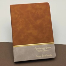 Marsilyan Öğretmenler Günü Hediyesi Defter Taba