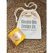 Candle Bee Design Orta Boy Kalın Blok Yeni Yıl Şans Balmumu
