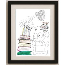 Karikatural Mohammad Peyman Zarsav 29X21CM Orijinal Karikatür Tablo