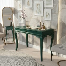 Wooding Mobilya 110 cm Masif Rustik Yeşil Dresuar