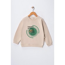 Dekim Moda Erkek Çocuk " Hazerfenin Torunları"  Baskılı Pamuklu Sweat