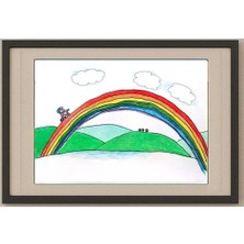 Karikatural Zhang Si Qi 29X21CM Orijinal Karikatür Tablo