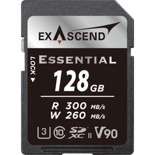 Exascend 128GB Essential Uhs-Ii Sdxc Memory Card