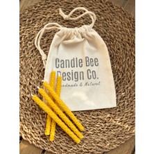 Candle Bee Design Balmumu Dilek Mumu / Pasta Mumu 5'li