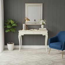 Wooding Mobilya 90 cm Masif Rustik Krem Dresuar