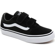 Vans Yt Ward V Unisex Çocuk Siyah Ayakkabı Kauçuk Dış Taban ile Rahat Kullanım