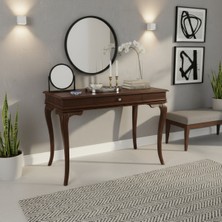 Wooding Mobilya 100 cm Masif Rustik Koyu Ceviz Dresuar